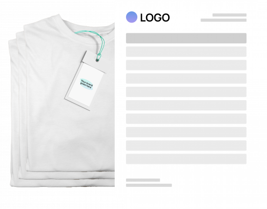Branding feature for your print-on-demand products